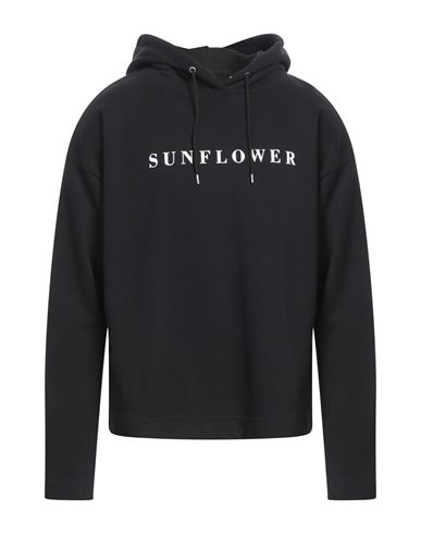Sunflower Man Sweatshirt Black Size Xl Cotton, Polyester