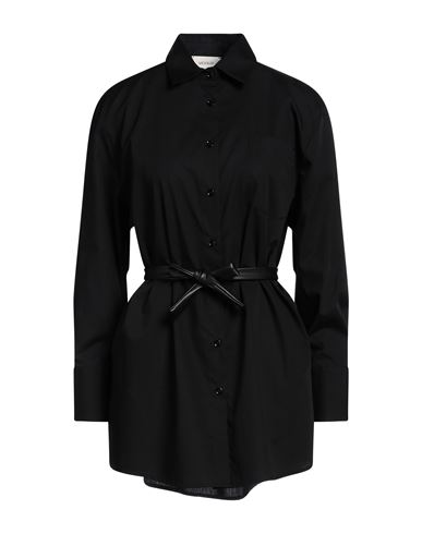 Vicolo Woman Shirt Black Size Onesize Cotton, Polyester, Polyurethane