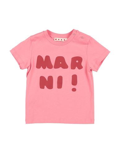 Marni Newborn T-shirt Pink Size 3 Cotton In Pink