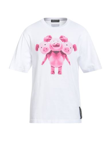 Shop Drhope Man T-shirt White Size L Cotton