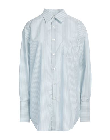Shop Auralee Woman Shirt Sky Blue Size 2 Cotton, Polyester