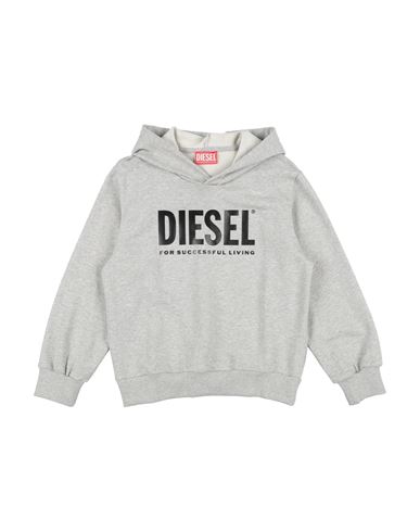 Diesel Toddler Boy Sweatshirt Grey Size 6 Cotton, Elastane In Grey