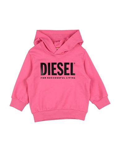 Diesel Toddler Boy Sweatshirt Fuchsia Size 6 Cotton, Elastane In Pink