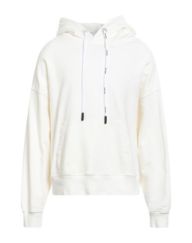 Shop Palm Angels Man Sweatshirt White Size Xl Cotton, Polyester
