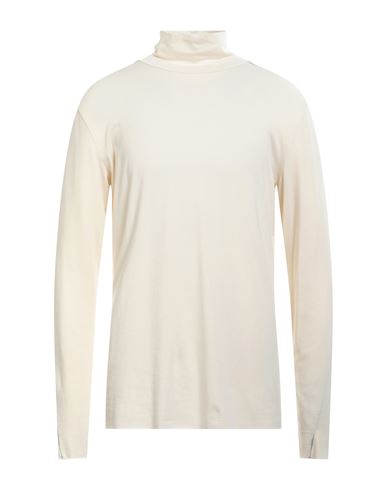 Thom Krom Man T-shirt Cream Size Xxl Cotton, Modal, Elastane In White