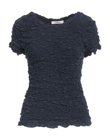 Dorothee Schumacher Woman T-shirt Navy Blue Size 2 Cotton