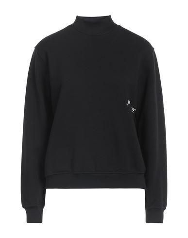 Shop Hinnominate Woman Sweatshirt Black Size Xxs Cotton, Elastane