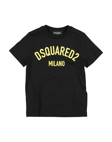 Dsquared2 Toddler T-shirt Black Size 4 Cotton