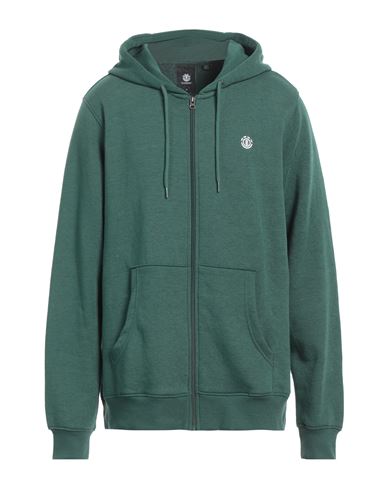 Shop Element Man Sweatshirt Green Size Xl Polyester, Cotton
