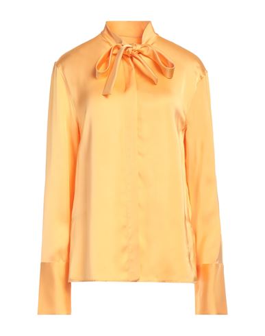 Shop Jil Sander Woman Shirt Mandarin Size 2 Viscose