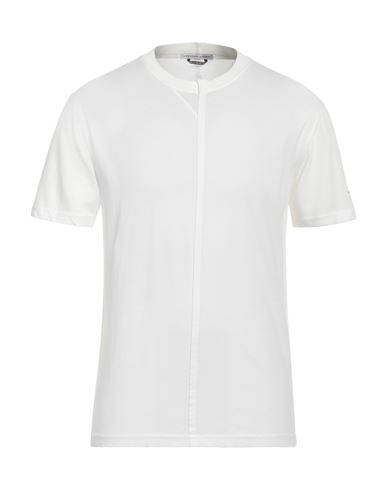 Grey Daniele Alessandrini Man T-shirt White Size M Cotton