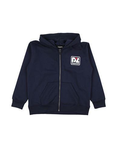 Dsquared2 Toddler Sweatshirt Midnight Blue Size 6 Cotton In Blue