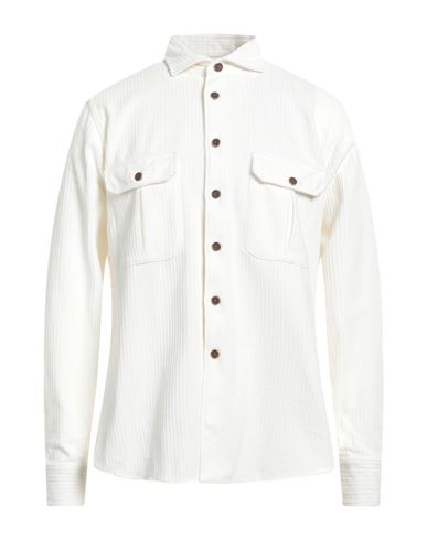 Borriello Napoli Man Shirt White Size 17 ½ Cotton