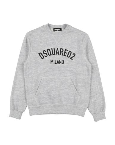 Dsquared2 Toddler Sweatshirt Light Grey Size 6 Cotton, Rayon, Elastane In Grey