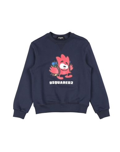 Dsquared2 Toddler Sweatshirt Midnight Blue Size 6 Cotton, Elastane In Blue