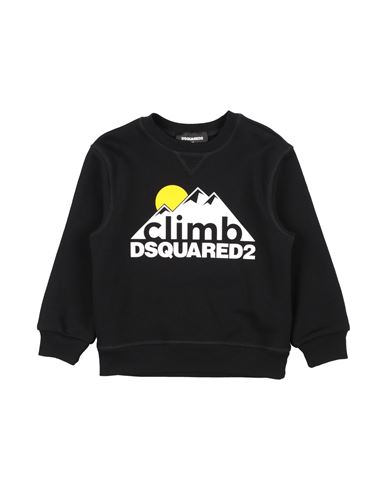 Dsquared2 Toddler Sweatshirt Black Size 6 Cotton In Black