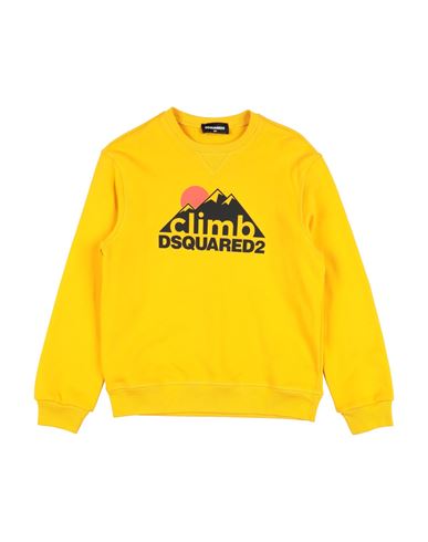 Dsquared2 Toddler Sweatshirt Marigold Size 6 Cotton In Yellow
