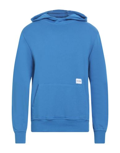 Sundek Man Sweatshirt Azure Size L Cotton In Blue