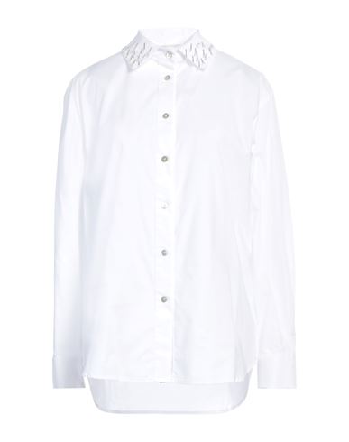 Motel Woman Shirt White Size M Cotton