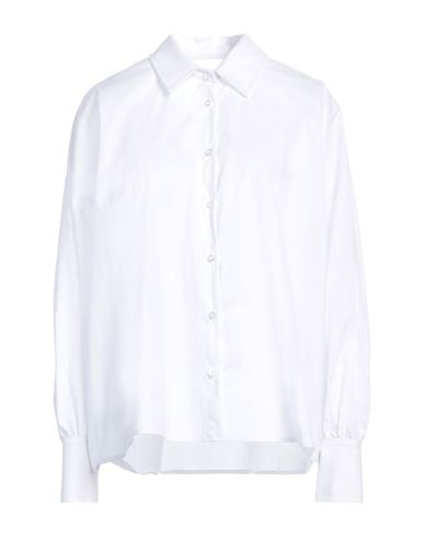 Motel Woman Shirt White Size Onesize Cotton, Nylon, Elastic Fibres