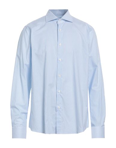 Shop Agho Man Shirt Sky Blue Size 17 ¾ Cotton