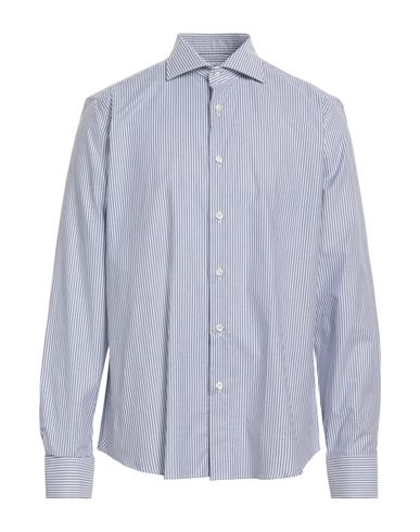 Shop Agho Man Shirt Blue Size 17 ½ Cotton