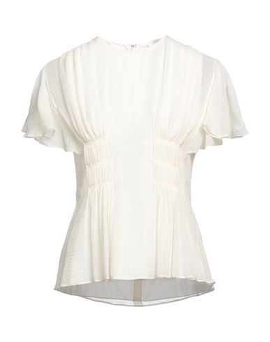 Chloé Woman Top Ivory Size 6 Virgin Wool In White