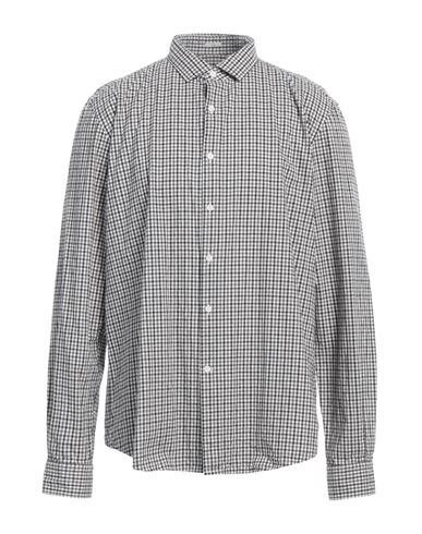 Shop Ognunolasua By Camicettasnob Man Shirt Steel Grey Size 17 ½ Cotton