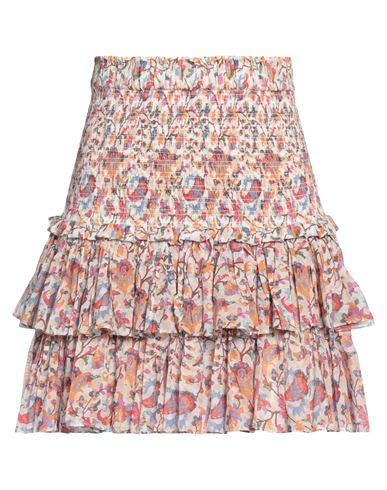 Marant Etoile Marant Étoile Woman Mini Skirt Orange Size 6 Cotton In Multi