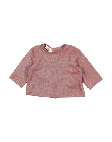 Shop Caffe' D'orzo Caffé D'orzo Newborn Girl T-shirt Rust Size 3 Viscose, Polyester, Nylon, Elastane In Red
