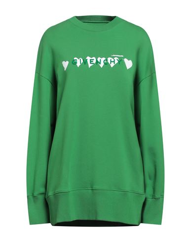 Shop Givenchy Woman Sweatshirt Green Size S Cotton