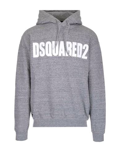 Shop Dsquared2 Sweatshirt Man Sweatshirt Grey Size L Cotton