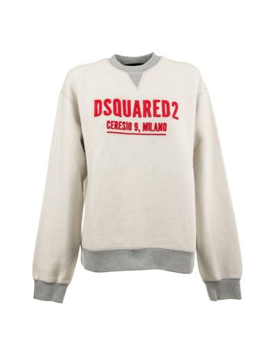 Shop Dsquared2 Sweatshirt Woman Sweatshirt Grey Size Xl Cotton