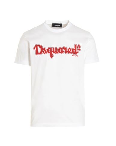 Dsquared2 T-shirt Man T-shirt White Size M Cotton