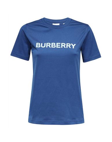Shop Burberry Blue T-shirt Woman T-shirt Blue Size Xs Cotton