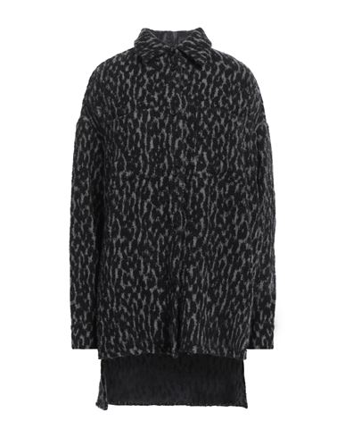DESTIN DESTIN WOMAN SHIRT BLACK SIZE S WOOL, POLYAMIDE, SILK 