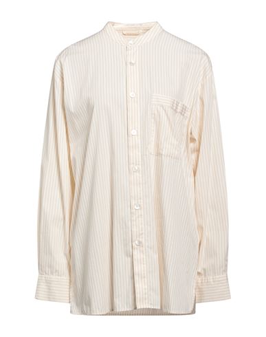 Birkenstock X Tekla Woman Shirt Light Yellow Size M Organic Cotton In White