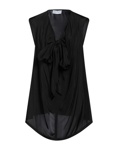 CHRISTIAN WIJNANTS CHRISTIAN WIJNANTS WOMAN TOP BLACK SIZE 10 VISCOSE 