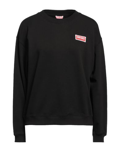 Shop Kenzo Woman Sweatshirt Black Size L Cotton, Elastane, Polyester