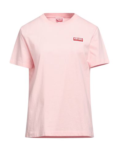 Shop Kenzo Woman T-shirt Pink Size L Cotton
