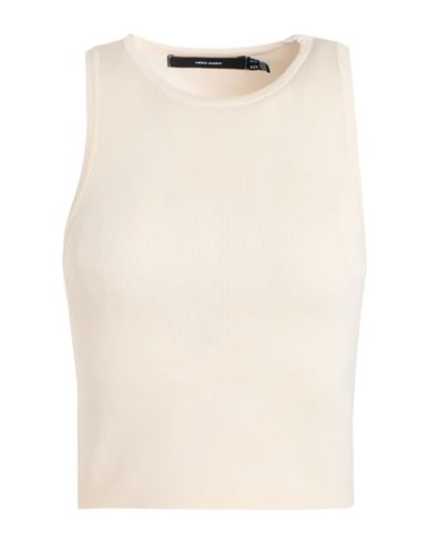 Vero Moda Woman Top Cream Size Xl Polyester In White