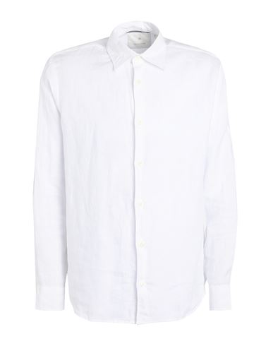 Shop Jack & Jones Man Shirt White Size Xl Linen