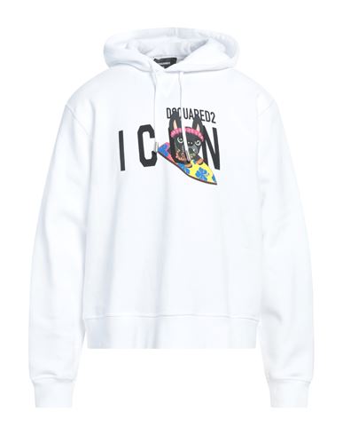 Dsquared2 Woman Sweatshirt White Size S Cotton In White