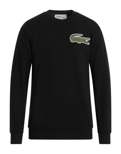 Shop Lacoste X Comme Des Garçons Shirt Man Sweatshirt Black Size S Cotton