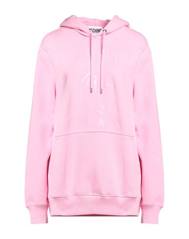 Shop Moschino Woman Sweatshirt Pink Size 14 Cotton
