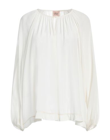 Shop Même Road Woman Top Ivory Size 6 Viscose, Silk In White