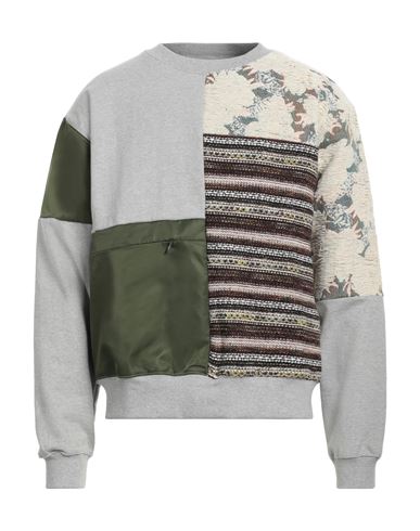 Shop Andersson Bell Man Sweatshirt Light Grey Size L Cotton, Nylon, Polyester, Rayon