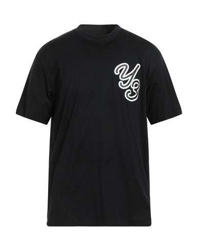 Shop Y-3 Man T-shirt Black Size Xs Cotton, Elastane
