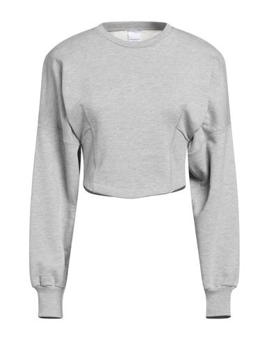 Pinko Woman Sweatshirt Light Grey Size M Cotton, Polyester, Elastane In Gray
