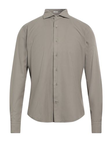 Shop Ognunolasua By Camicettasnob Man Shirt Dove Grey Size 15 ¾ Cotton